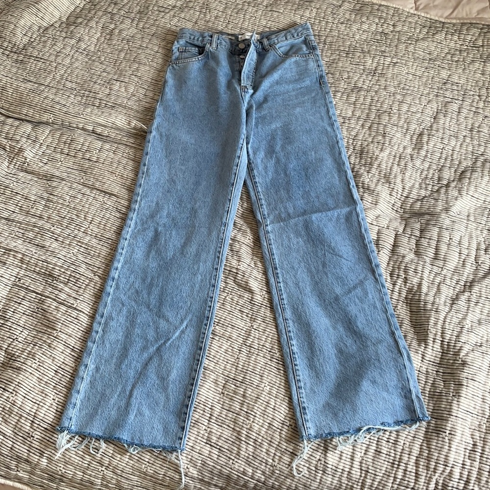 Wide Leg Hight Waist Denim Jeans